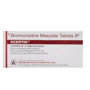 Sicriptin 2.5mg Tablet