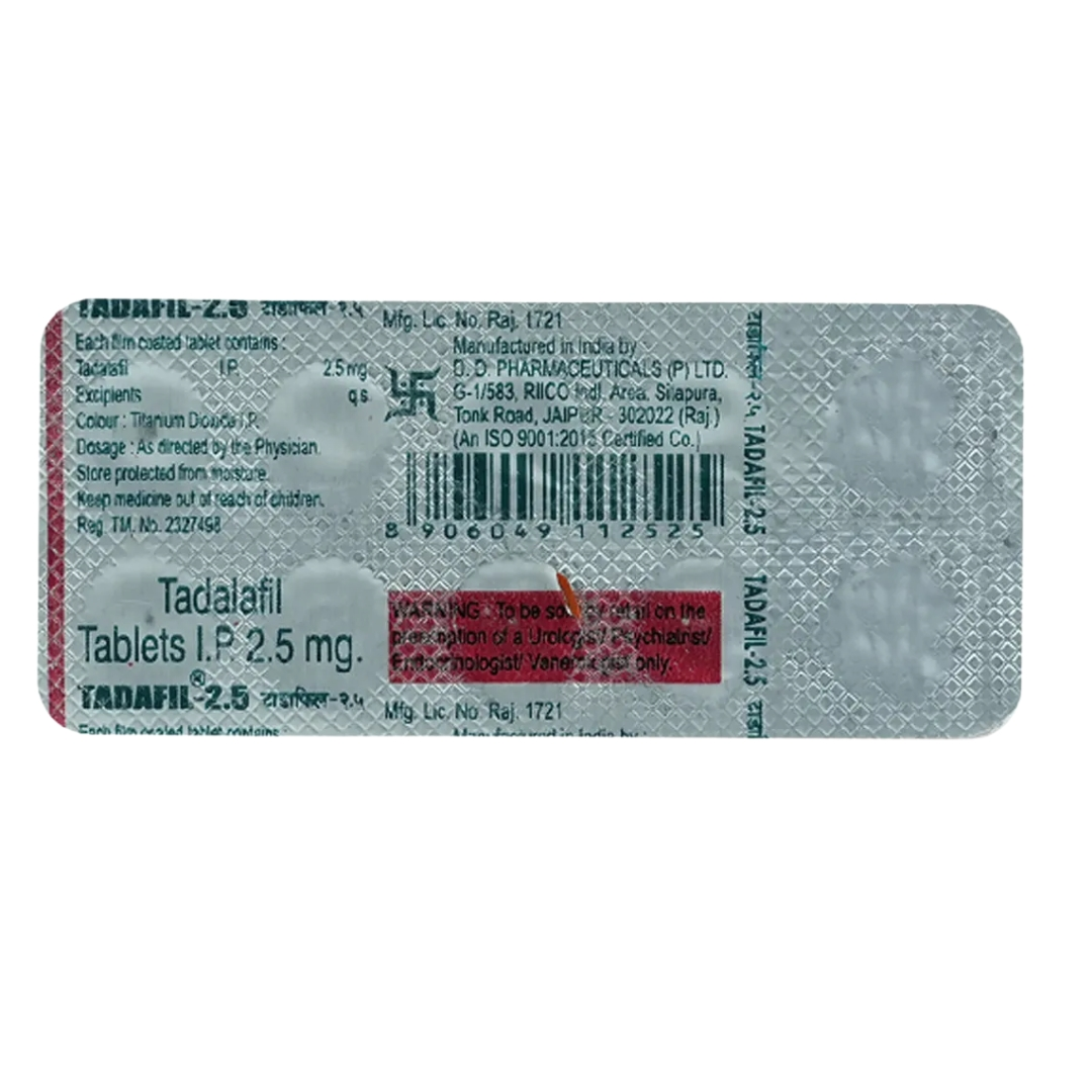 Vidalista 2.5mg Tablet - Image 3