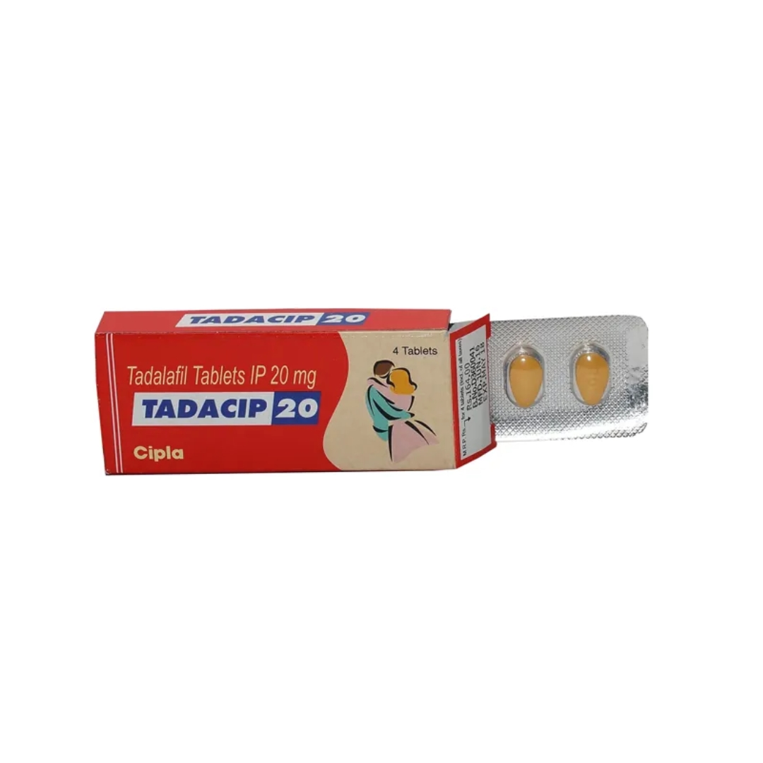 Tadacip 20mg tablet for erectile dysfunction treatment