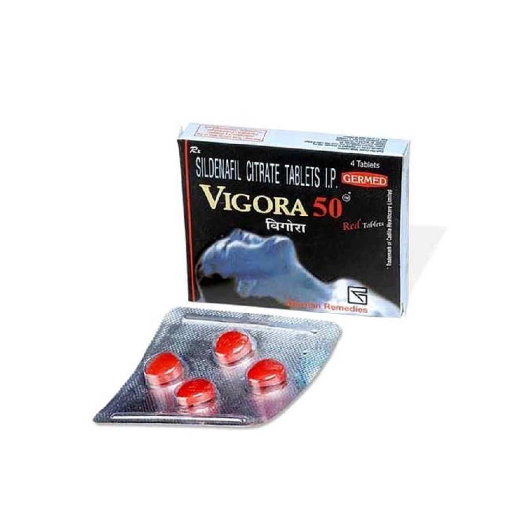 Vigore 50mg Red Tablet