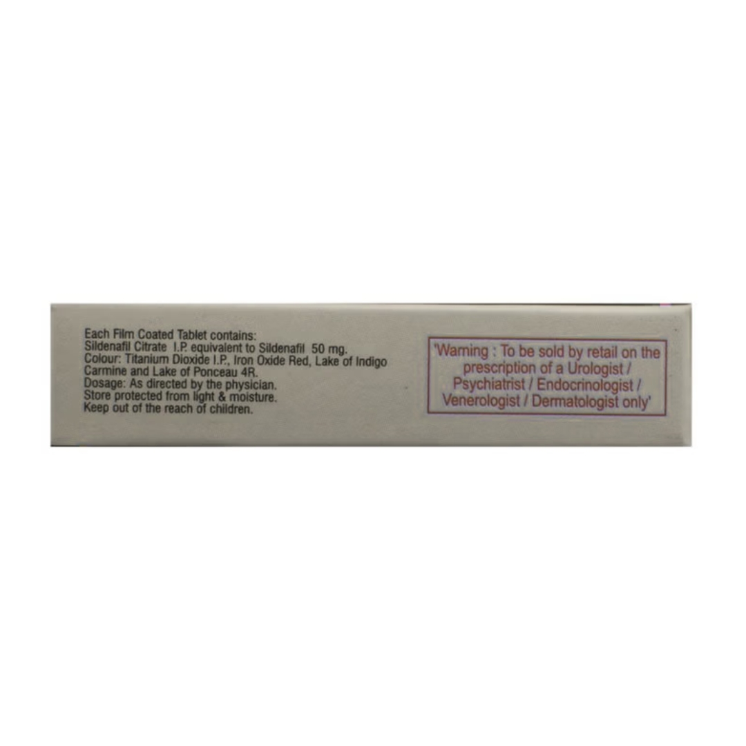 Vigore 50mg Red Tablet - Image 2